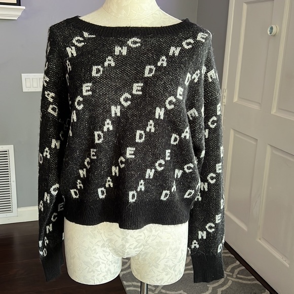 Wildfox Harlow Repeat Dance Logo Sweater - Picture 2 of 8